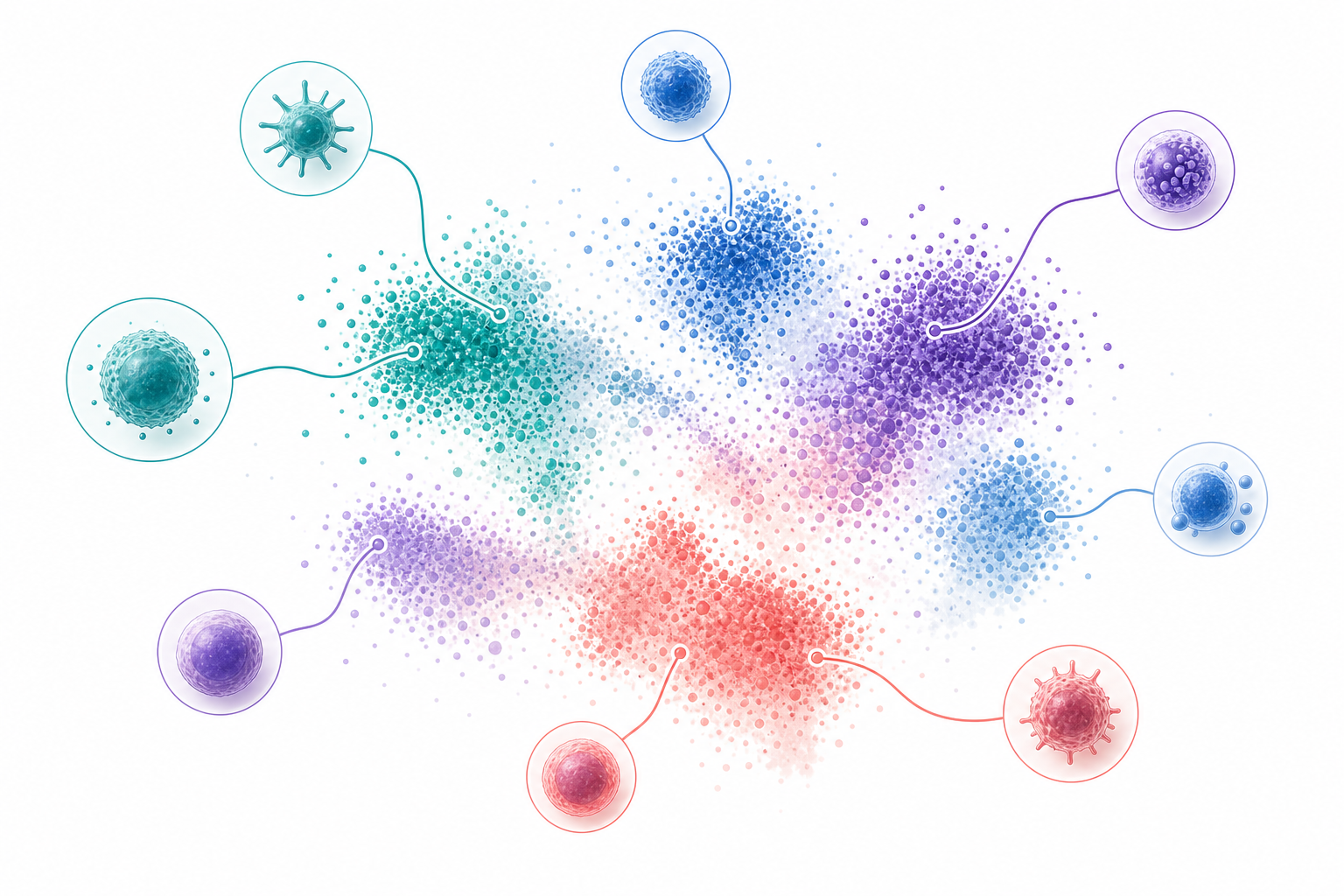 Abstract single-cell data landscape
