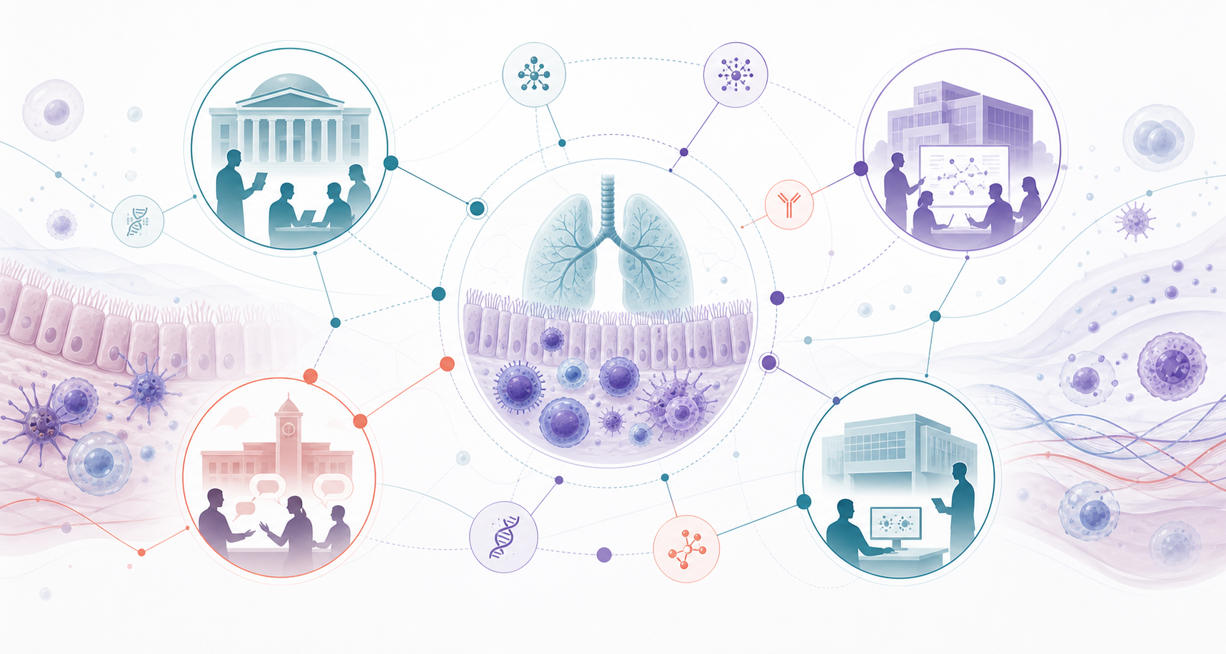 Abstract research collaboration network